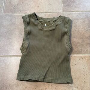 Free people olive tank xs